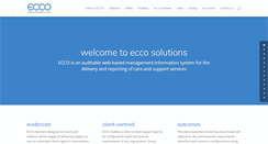 Desktop Screenshot of eccosolutions.co.uk